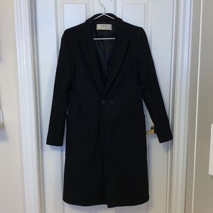 Zara Black Wool Coat